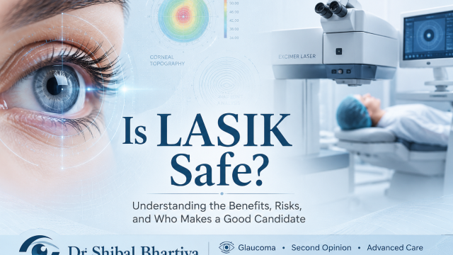 proper pateint selection and preoperative testing and surgical techniqe make lasik safe, dr shibal bhartiya