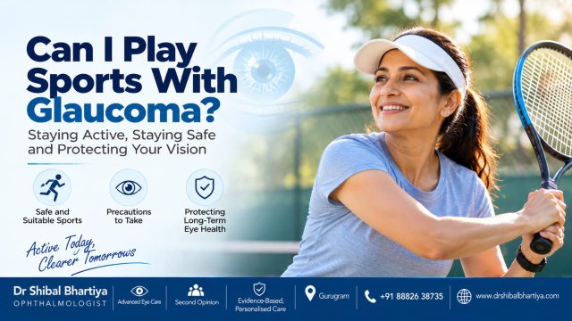Dr Shibal Bhartiya, glaucoma and sports advice, Gurgaon: staying active safely with glaucoma
