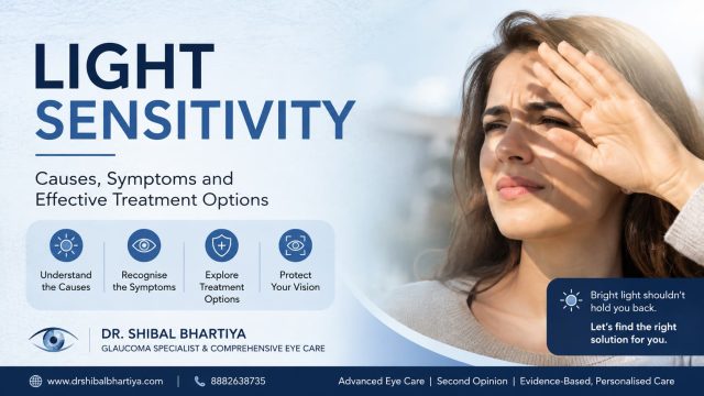 Dr Shibal Bhartiya light sensitivity photophobia treatment Gurgaon