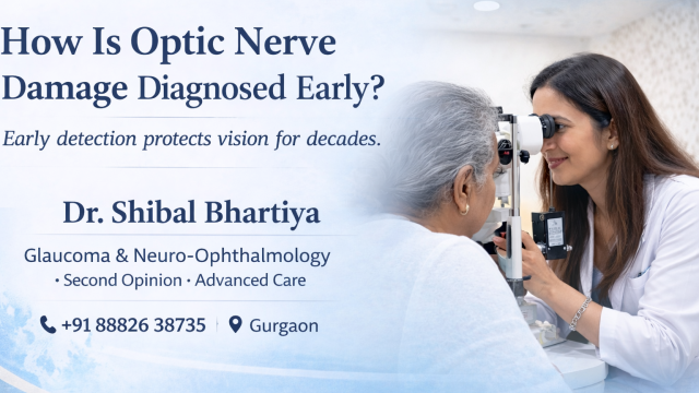 Dr Shibal Bhartiya early optic nerve damage diagnosis OCT visual field Gurgaon