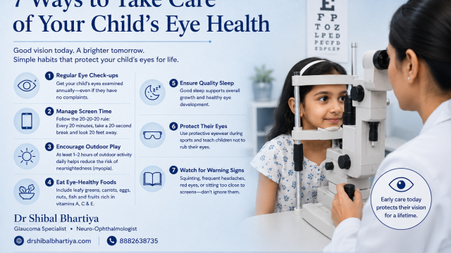Dr Shibal Bhartiya child eye health tips Gurgaon paediatric vision care
