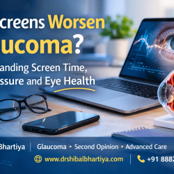 Do screens worsen glaucoma, do screens increase eye pressure, Dr. Shibal Bhartiya: Expert Glaucoma Specialist & Clinician-Scientist in Gurgaon, Research Collaborator with Mayo Clinic, Jacksonville, USA