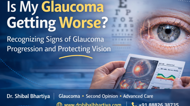 Is my glaucoma getting worse, Dr. Shibal Bhartiya: Expert Glaucoma Specialist & Clinician-Scientist in Gurgaon, Research Collaborator with Mayo Clinic, Jacksonville, USA