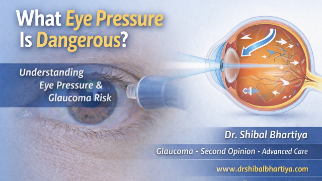 is my eye pressure dangerous, Dr. Shibal Bhartiya: Expert Glaucoma Specialist & Clinician-Scientist in Gurgaon, Research Collaborator with Mayo Clinic, Jacksonville, USA