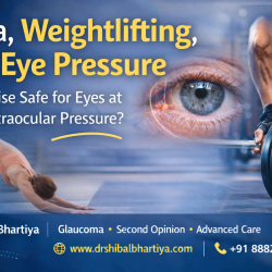 Yoga, Weightlifting, and Eye Pressure Here is A Safe Guide for Glaucoma Patients. Dr. Shibal Bhartiya: Expert Glaucoma Specialist & Clinician-Scientist in Gurgaon, Research Collaborator with Mayo Clinic, Jacksonville, USA