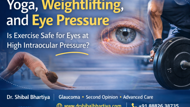 Yoga, Weightlifting, and Eye Pressure Here is A Safe Guide for Glaucoma Patients. Dr. Shibal Bhartiya: Expert Glaucoma Specialist & Clinician-Scientist in Gurgaon, Research Collaborator with Mayo Clinic, Jacksonville, USA