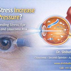 can stress increase eye pressure, IOP dangerous, Dr. Shibal Bhartiya: Expert Glaucoma Specialist & Clinician-Scientist in Gurgaon, Research Collaborator with Mayo Clinic, Jacksonville, USA