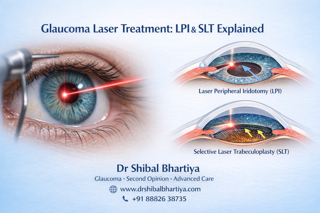 Glaucoma Laser: Understanding LPI and SLT - DR. SHIBAL BHARTIYA