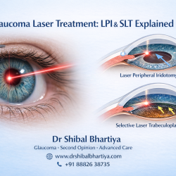 Dr Shibal Bhartiya glaucoma laser SLT LPI selective trabeculoplasty iridotomy Gurgaon