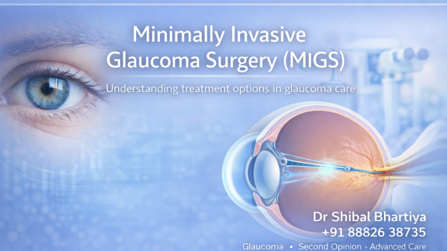 Dr Shibal Bhartiya MIGS minimally invasive glaucoma surgery protocol Gurgaon