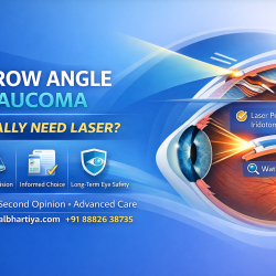 closed angle glaucoma; narrow angle glaucoma dr shibal bhartiya best glaucoma specialist gurgaon
