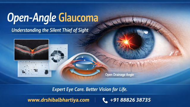POAG, open angle glaucoma, best glaucoma specialist gurgaon dr shibal bhartiya
