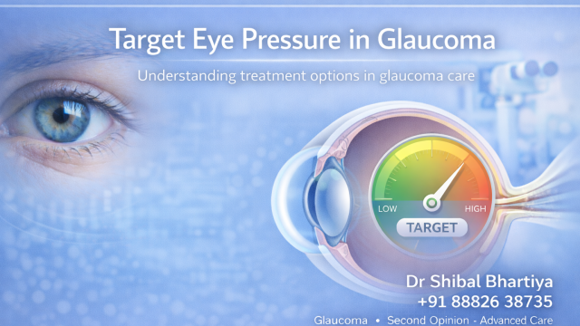 Dr Shibal Bhartiya target eye pressure glaucoma individualised IOP Gurgaon