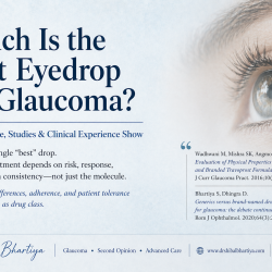 Dr Shibal Bhartiya best glaucoma eye drop patient-centred prescription Gurgaon