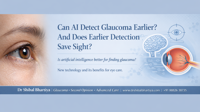 Does AI detect glaucoma early, Dr Shibal Bhartiya, Glaucoma Specialist, Best Eye Doctor in Gurgaon, AI glaucoma detection, artificial intelligence