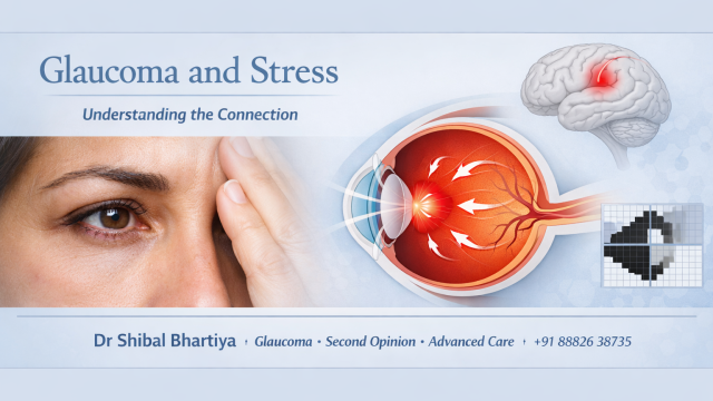 Glaucoma and Stress, Dr Shibal Bhartiya Best galucoma specialist gurgaon, complementary treatment