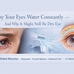 Why Your Eyes Water Constantly — And Why It Might Still Be Dry Eye dr shibal bhartiya, best eye doctor in guragon