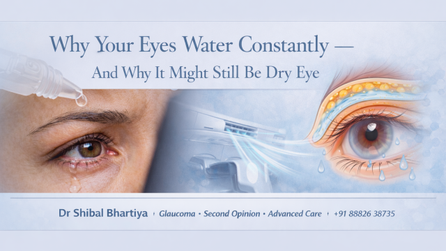Why Your Eyes Water Constantly — And Why It Might Still Be Dry Eye dr shibal bhartiya, best eye doctor in guragon