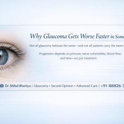 glaucoma progression risk factors Dr Shibal Bhartiya best eye doctor, second opinion, personalised glaucoma care