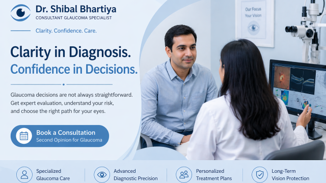 glaucoma treatment decision, do i need to start treatment, Dr Shibal Bhartiya, Glaucoma Specialist, Best Eye Doctor in Gurgaon