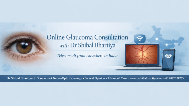 Online Glaucoma Consultation with Dr Shibal Bhartiya | Teleconsult from Anywhere in India | best eye doctor gurgaon