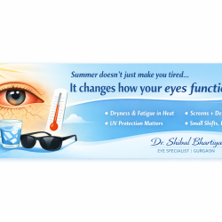 summer and your eyes, dr shibal bhartiya eye doctor in gurgaon