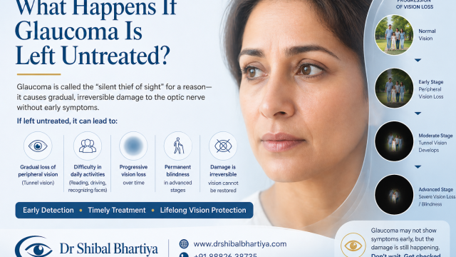 what happens if glaucoma is left untreated, glaucoma blind, dr shibal bhartiya, best eye doctor, glaucoma specialist in gurgaon, second opinion