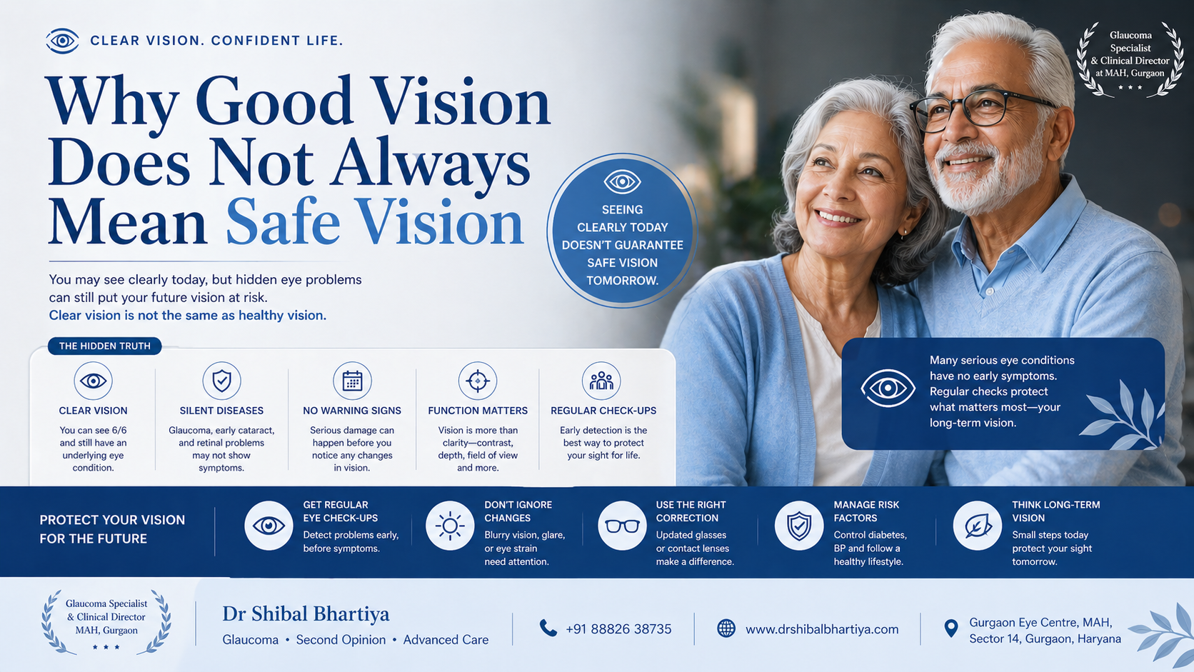 Why Good Vision Does Not Always Mean Safe Vision | Dr Shibal Bhartiya