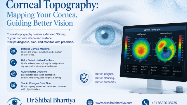 Corneal topography, keratoconus, Dr Shibal Bhartiya, Second opnion, LASIK, best eye doctor in gurgaon