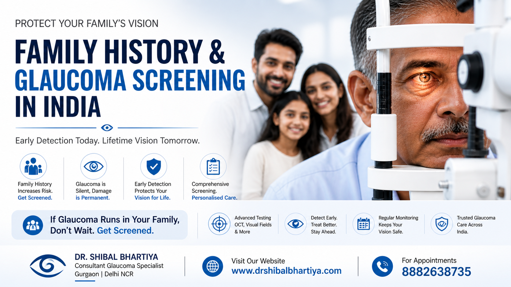 Family History & Glaucoma Screening | Dr Shibal Bhartiya
