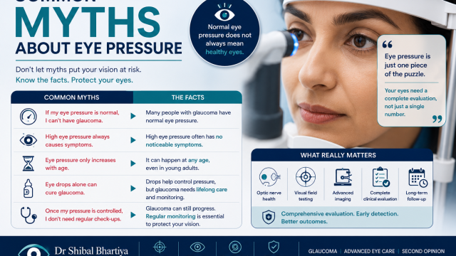 Dr Shibal Bhartiya, glaucoma specialist in Gurgaon, explains common myths about eye pressure and what patients need to know