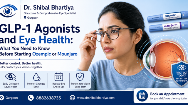 Dr Shibal Bhartiya Ozempic Mounjaro eye check GLP-1 diabetic retinopathy Gurgaon NAION