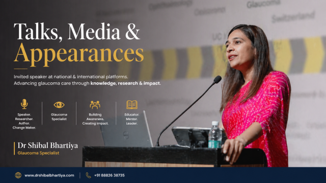 Dr Shibal Bhartiya talks media appearances glaucoma expert Gurgaon