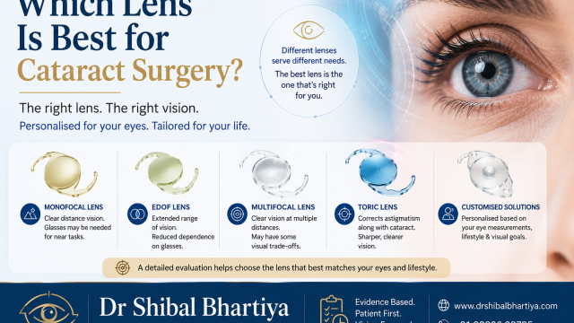 Which lens is best for cataract surgery, IOL, multifocal, monofocal, Second opinion, Dr Shibal Bhartiya, Glaucoma Specialist, Best Eye Doctor in Gurgaon
