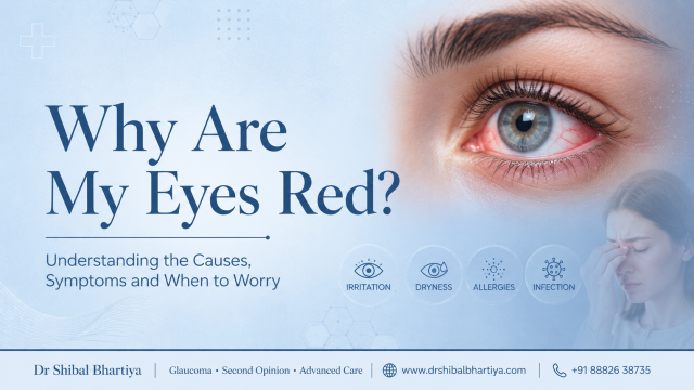 Dr Shibal Bhartiya ophthalmologist Gurgaon explains causes of red eyes from allergy to glaucoma emergency