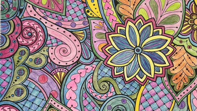 Dr Shibal Bhartiya glaucoma specialist Gurgaon — wildflower painting gifted by patient after drop sequencing restored comfort and her love of painting