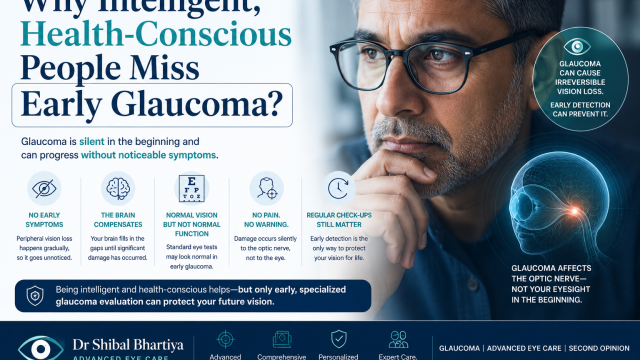 Dr Shibal Bhartiya glaucoma specialist Gurgaon why intelligent patients miss early glaucoma diagnosis