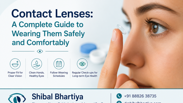 Dr Shibal Bhartiya glaucoma specialist Gurgaon explains contact lens safety and care guidance