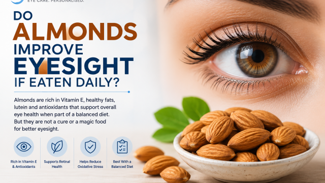 Dr Shibal Bhartiya Gurugram explains almonds eyesight glasses power myth