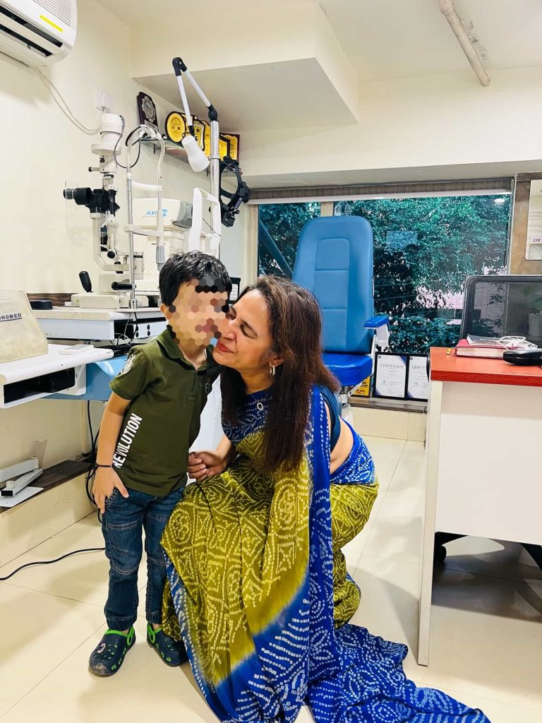 Dr Shibal Bhartiya's eye clinic is a safe and child friendly space. Where there is a tripartite agreement between the doctor, the parents, and the child about how we must take care of our eyes!