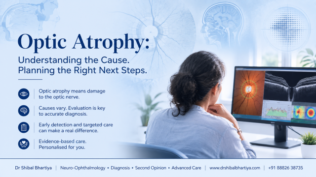 Dr Shibal Bhartiya optic atrophy eye exam Gurgaon