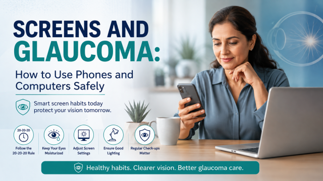 Dr Shibal Bhartiya, Gurgaon glaucoma specialist, explains safe screen and electronics use for glaucoma patients