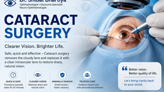 Cataract surgery in Gurgaon- why, when and how.