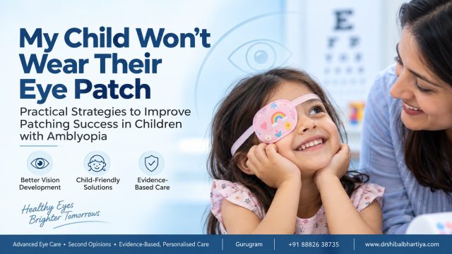Child won't wear their eye patch? Dr Shibal Bhartiya shares compliance strategies and an honest look at FDA-cleared digital alternatives.