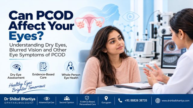 Hormonal changes associated with PCOD may contribute to dry eyes, fluctuating vision, and ocular surface discomfort, Dr Shibal Bhartiya explains