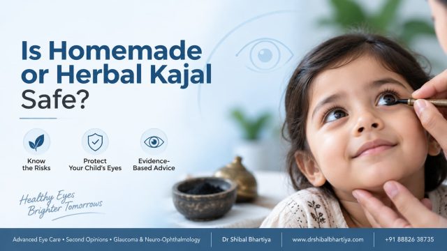Dr Shibal Bhartiya Gurugram explains homemade herbal kajal eye safety myth